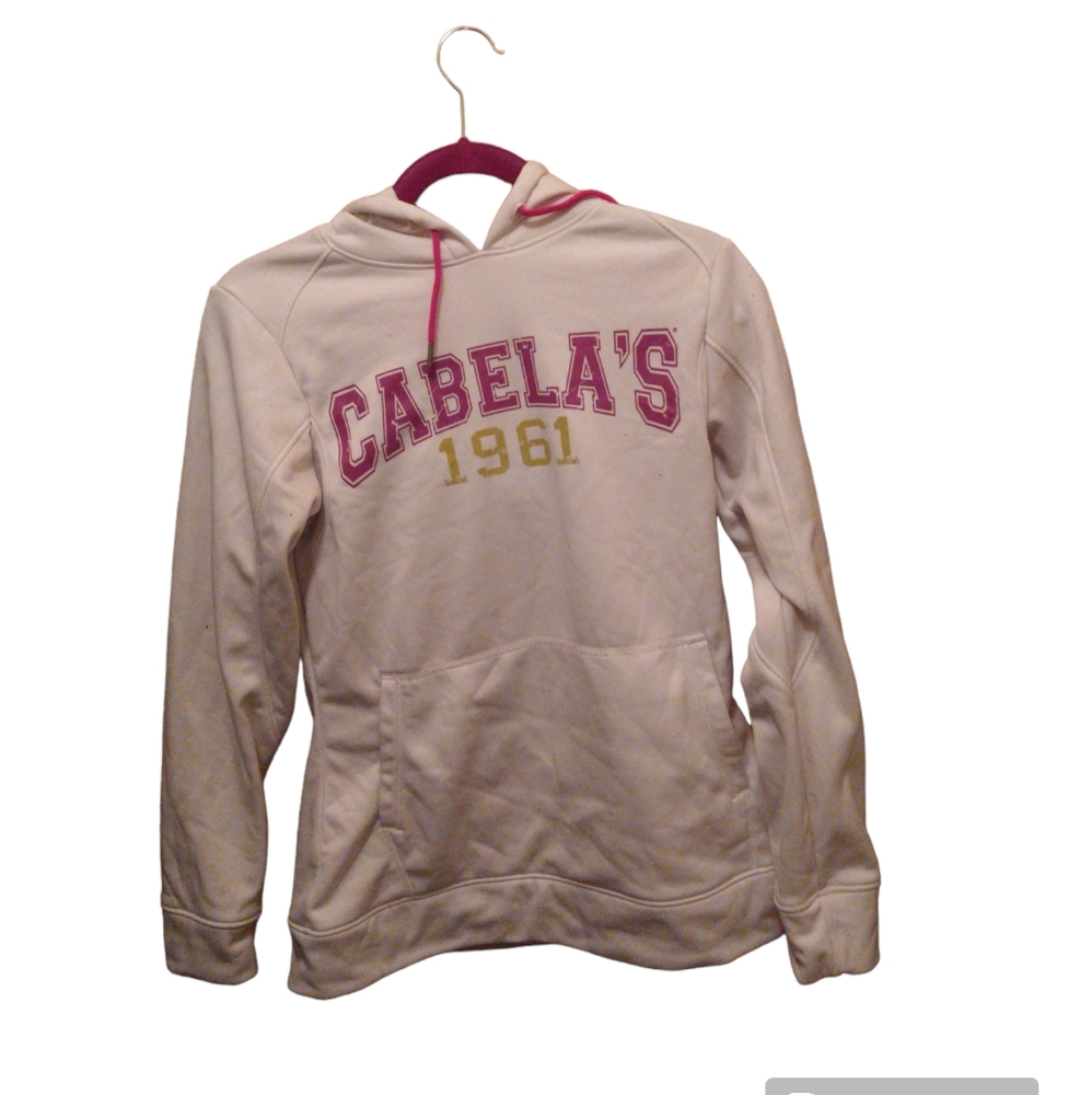 Cabela White hoodie